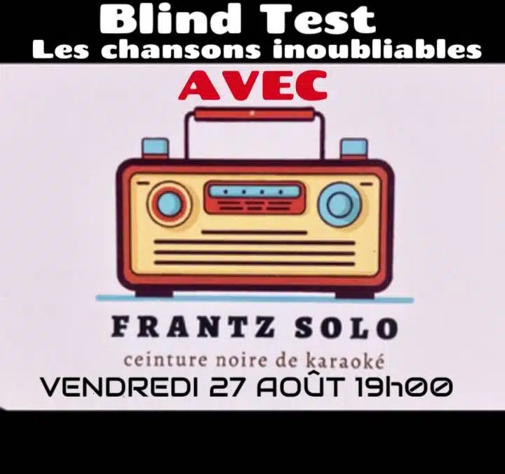 BLIND TEST! 19H00